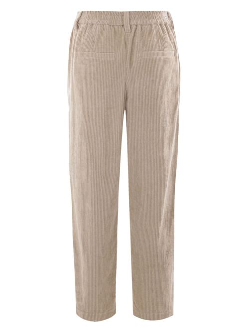 Archive beige stretch-cotton pants Brunello Cucinelli | MD574P8773C9610